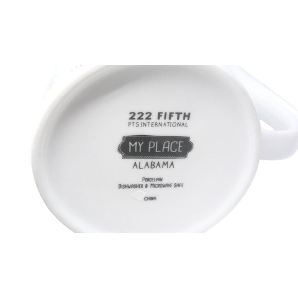 Alabama State Gulf of Mexico Porcelain Coffee Tea Mug 26 Oz 222 Fifth My Place - Picture 4 of 7